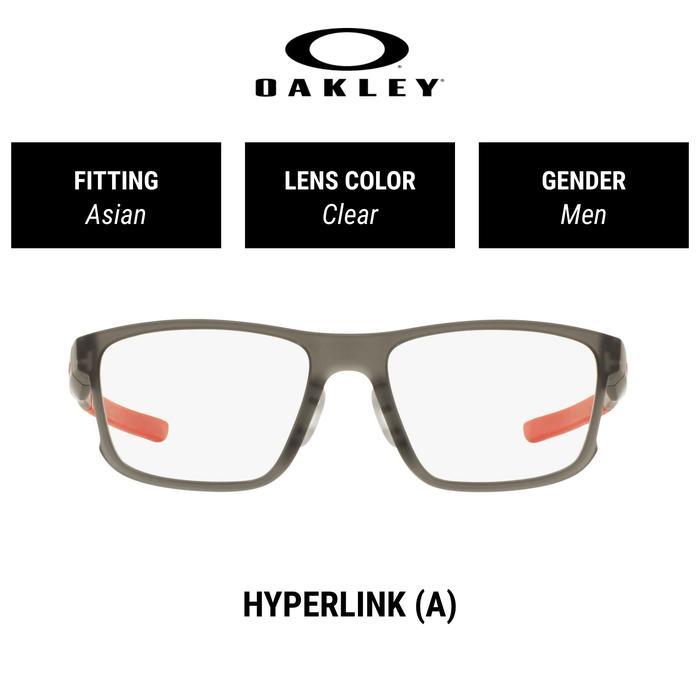OAKLEY Hyperlink OX8051 Kacamata Baca Pria Bingkai Hitam Lensa 39mm Asian Fit | OX8051 805103 | Asia