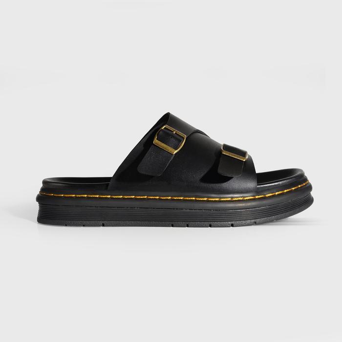 Osgood - Papillon Black - Sandal Kulit - 36