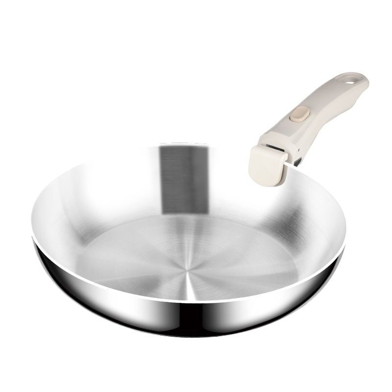 316 stainless steel wok removable wok household non-stick wok induction cooker uncoated steak frying
