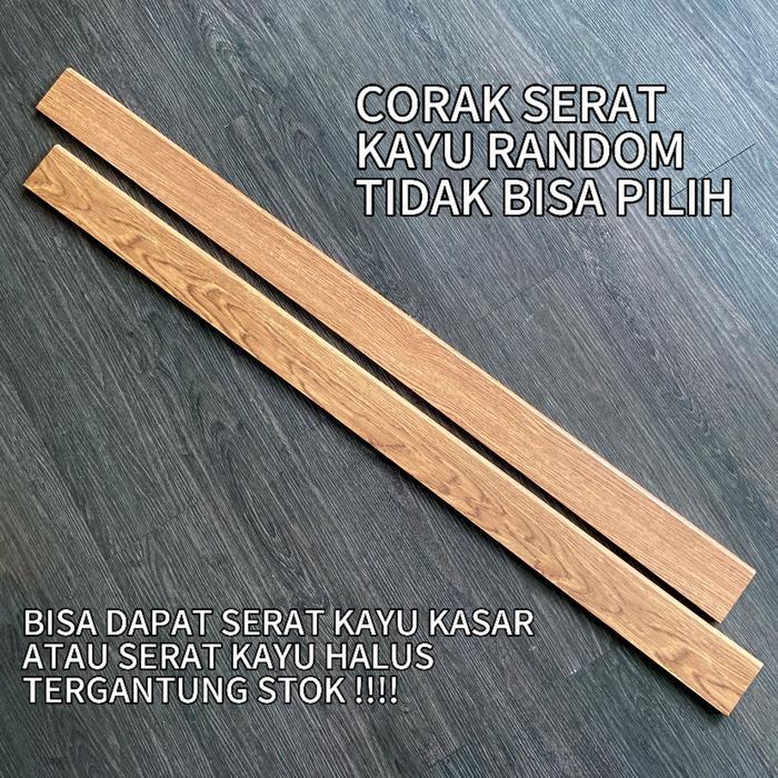 NEW!! Plint Lantai PVC 8CM Accessories Flooring Aksesoris Lantai Polos Motif Kayu tahan Air