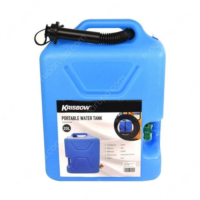 Krisbow Jerigen Air Minum Keran 20 Ltr / Krisbow Jerigen Air 20 Liter