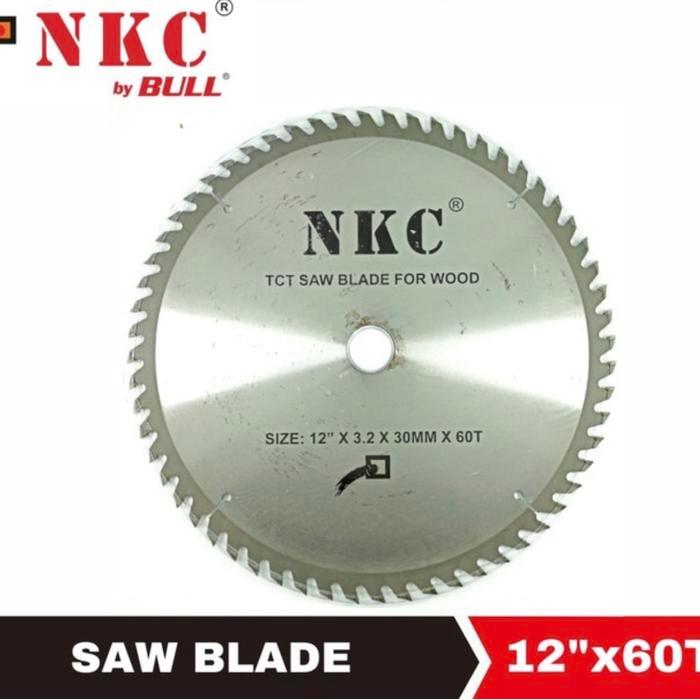 tokobryani Mata potong kayu circular saw tct saw blade 12 inch 60 T NKC