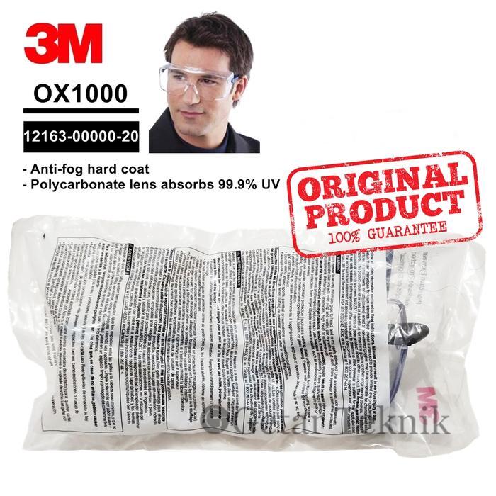 Kaca Mata Safety 3M Ox1000 Protective Eyewear 2000 12163-00000-20 Berkualitas