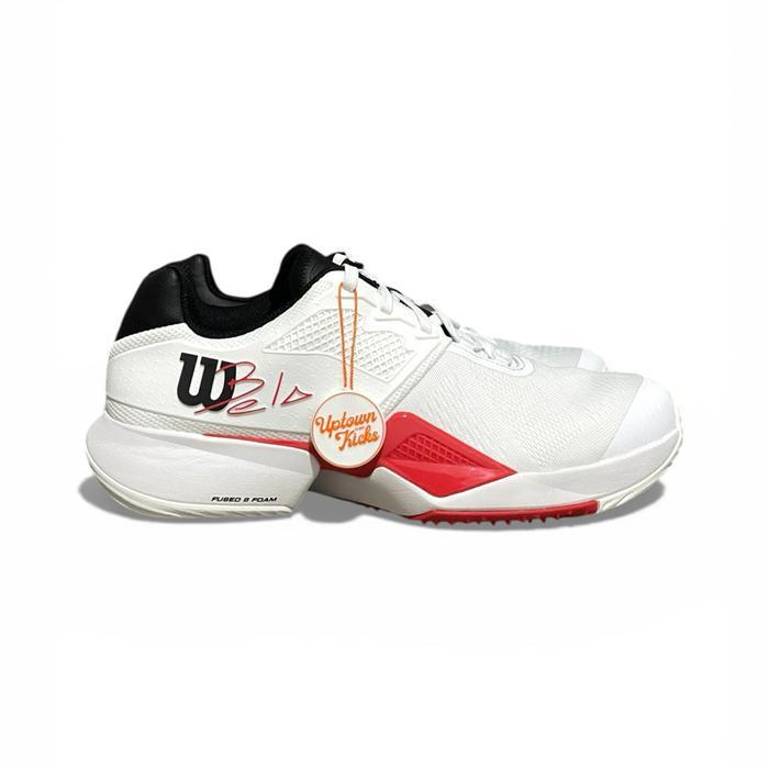 Wilson Bela Tour Men Padel Shoes White Red Sepatu Tenis Tennis Padel Pria (100% original)