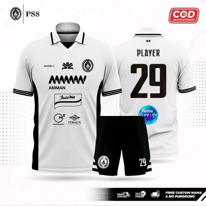 NEW Jersey Psbs Sleman Away 2025/2026 Gratis Tambah Nama dan Nomer Punggung Olahraga Sport