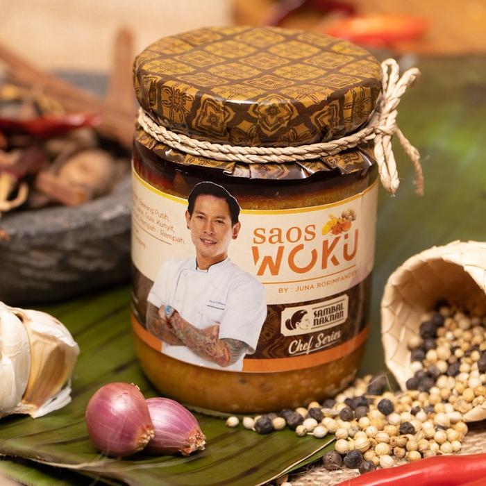 Sambal Naknan: Saos Woku By. Chef Juna Rorimpandey Kemasan Botol 230 Gram / Chef Series / Khas