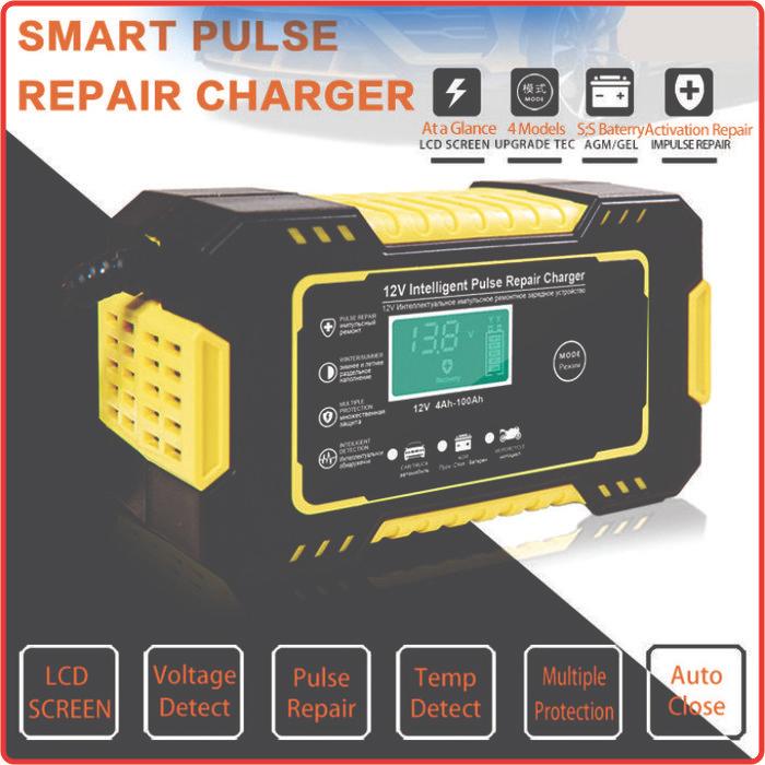 Charger Accu 12V Full Otomatis / Charger Accu Digital Full Otomatis