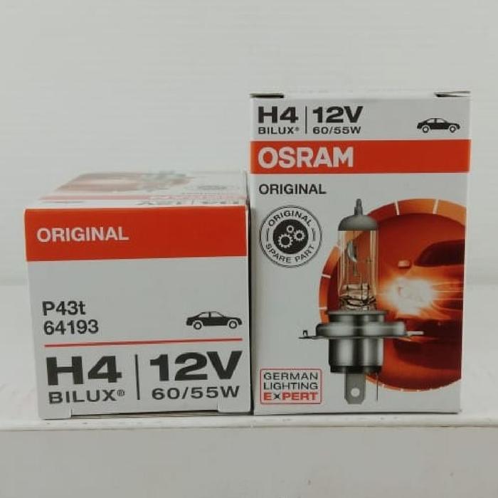 "New" Bohlam - Lampu Headlamp OSRAM H4 - 60-55W