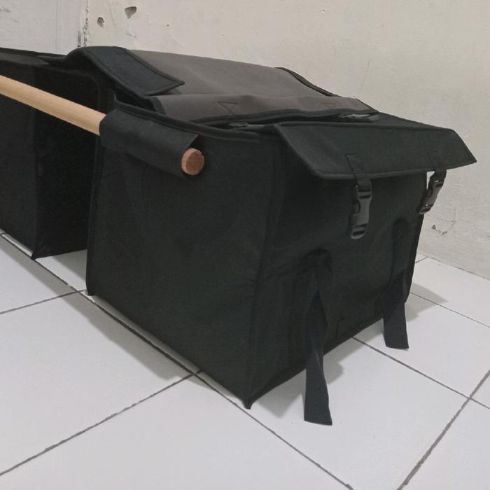 Tas Obrok Motor Tas Kurir Keranjang Motor Belakang Bahan Anti Air Waterproof Tas Laundry Tas Paket