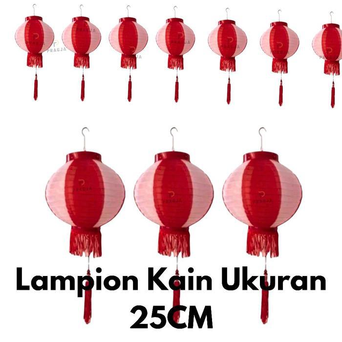 Lampion merah putih Isi 2 HUT RI 17agustus lampion merah lampion kain lampion kertas