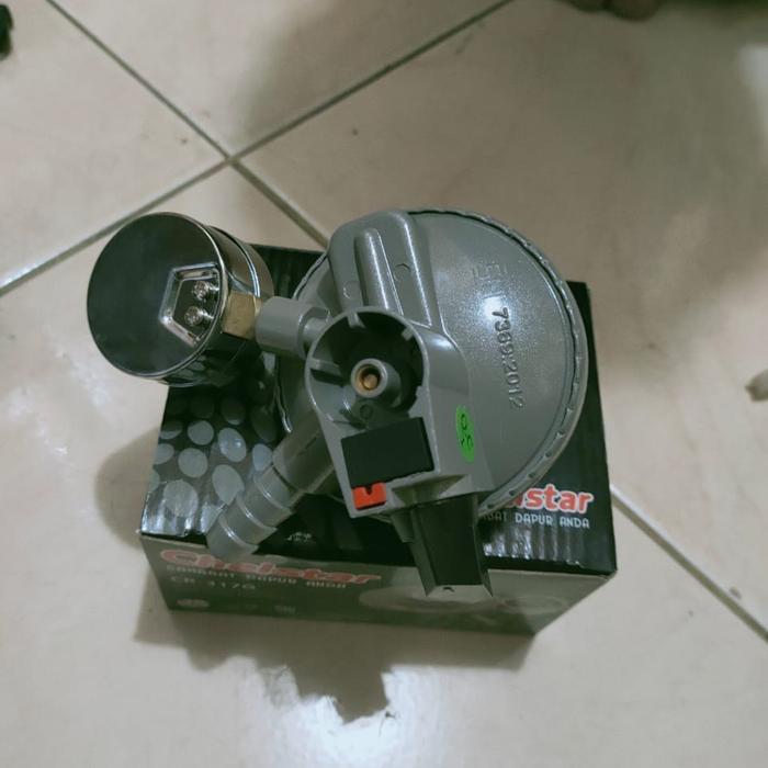 kepala gas/regulator gas LPG anti bocor Chelstar