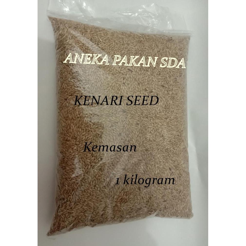 PAKAN BURUNG KENARI SEED KEMASAN 1kilo (kg)Pakan Kenari,Lovebird Murah