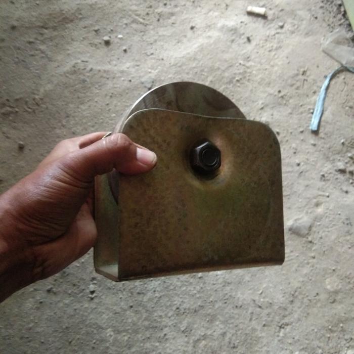 Roda Pagar Besi Bubut 15Cm Redy Stok