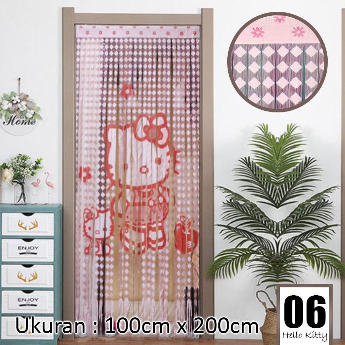Q10 Tirai Benang Cantik Tirai Benang Serat Halus Premium Tirai Benang Halus Tirai Benang Motif