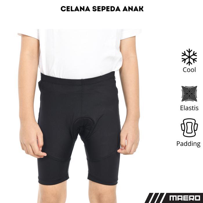 Eiger - Celana Sepeda Anak Polos Premium Dengan Padding Busa Untuk Kenyamanan Dan Kebebasan Gerakan