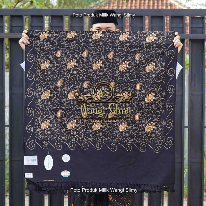 SORBAN RIDA ALMAS KASHMIRI SULAM INDIA - Sorban Hitam - Hitam