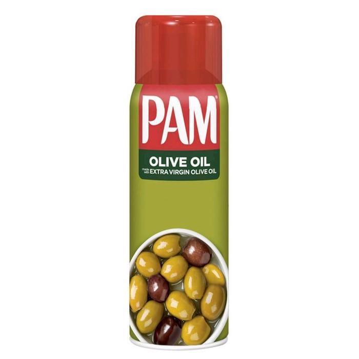 READY STOCK PAM Extra Virgin Olive Oil Nonstick Cooking & Baking Spray, Expeller Pressed, 7 oz