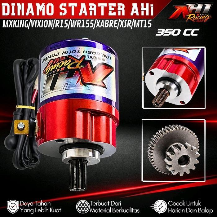Dinamo Starter Mxking Vixion R15 V2 V3 Vva Wr 155 Xsr 155 Mt15 Xabre Wr155 Bore Up 350 Cc Ah1 Racing