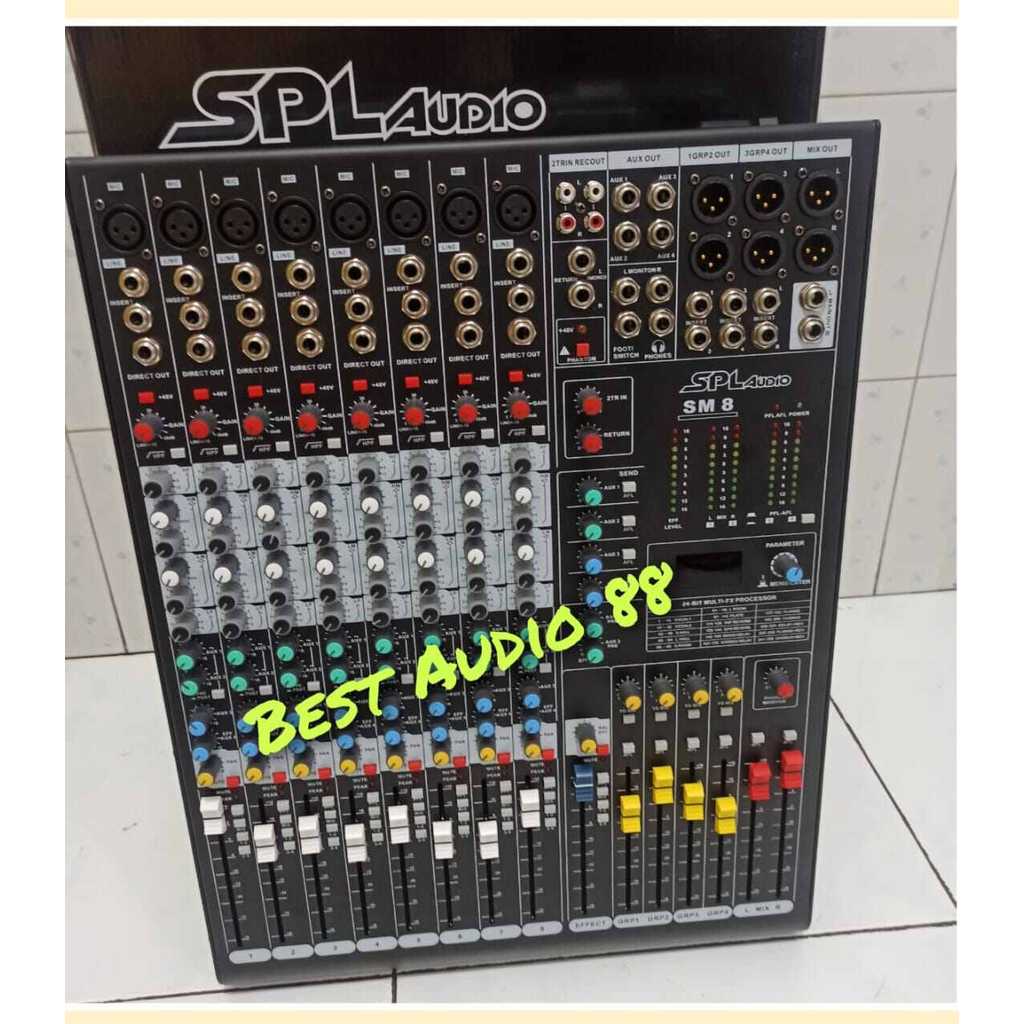 Mixer Audio Sound System 8 channel SPL Audio SM8