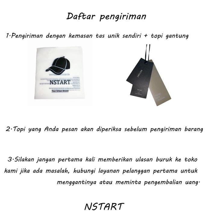 Promo Topi Baseball Nstart Original Hat Cap Casual Sports Pria Dan Wanita Umum Topi Bisbol