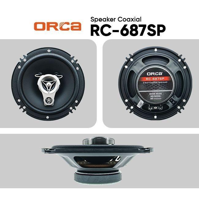 "New" Speaker Orca RC 687 6 Inch/ Speaker Orca 6.5 Inch Mobil Universal