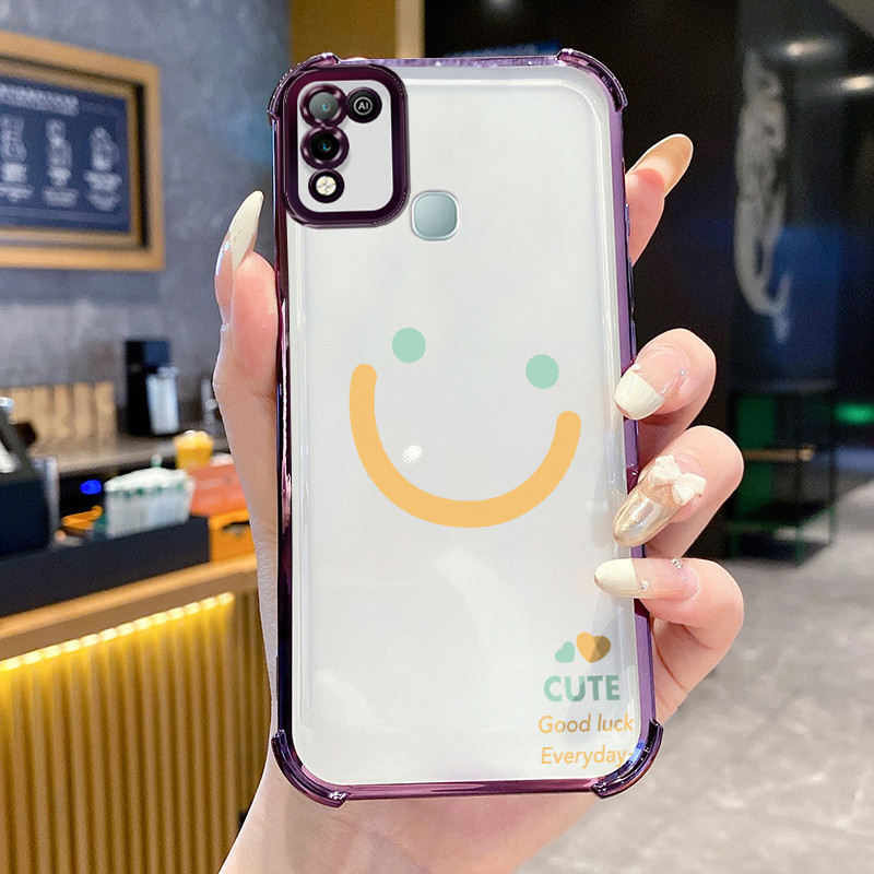 Casing Hp untuk Infinix Hot 9 Play Hot 10 Play Hot 11 Play Case Casing Garis kematian senyum tas emo
