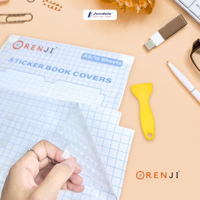 Sampul Buku A5 B5 Folio LKS Sampul Plastik Sampul Roll Sticker Cover Sampul Sticker Buku Sekolah ATK
