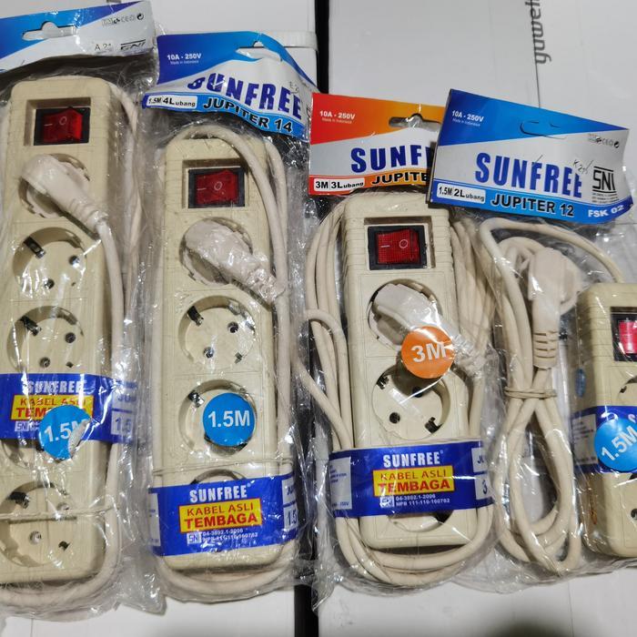 Stop Kontak Terminal Colokan Sunfree