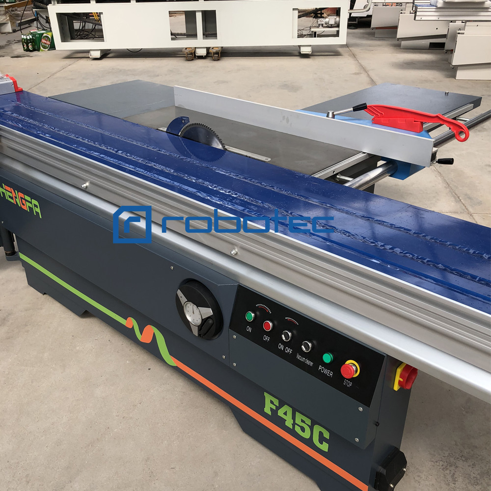 High Precision Cutting Sliding Table Panel Saw Machine for Wood Panel 45 Degree Wood Working Machine
