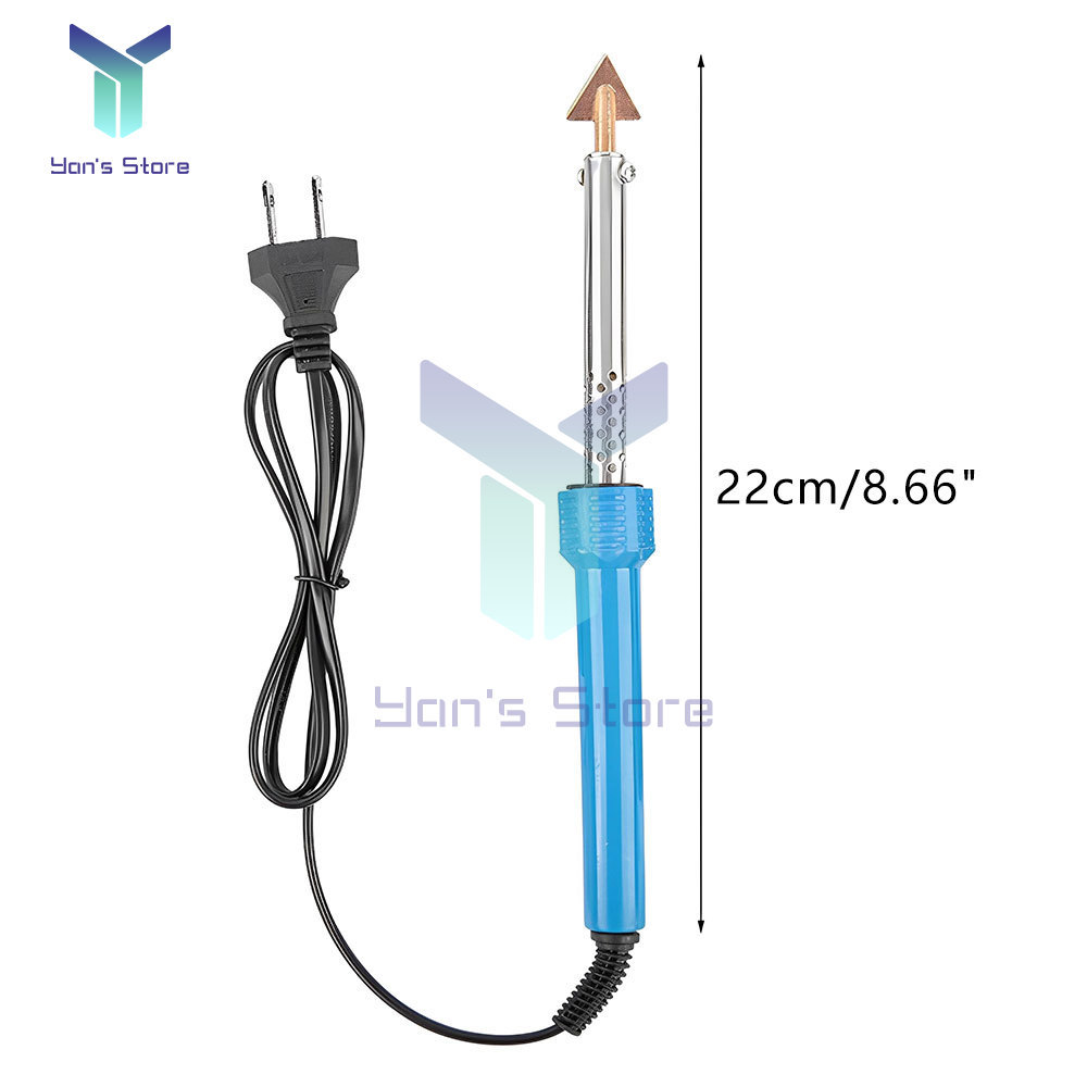 3/52 in 1 80W Leather Ironing Tool Crack Repair Smoothing Tool Repair Plastic Soldering Iron Car