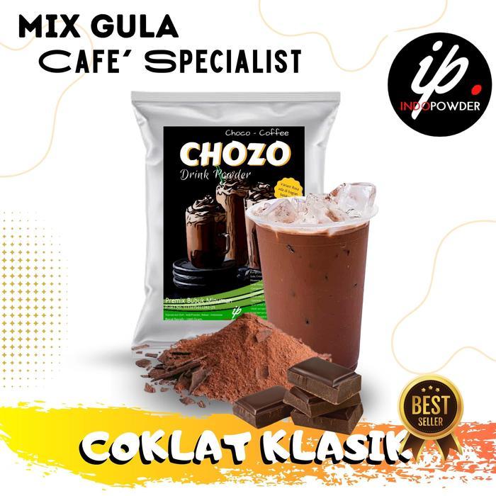 Premium Indopowder - Bubuk Minuman Nyoklat Klasik /Coklat Klasik 1Kg Untuk Cafe, Waralaba Dan Usaha
