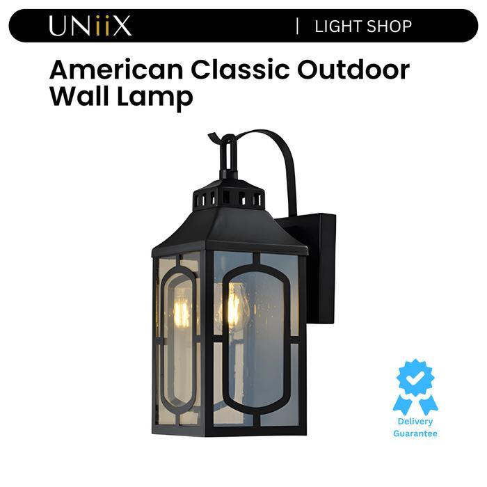 UNiiX - LD7309 Lampu Hias Dinding Outdoor Model American Klasik Untuk Teras Lampu Dinding Model