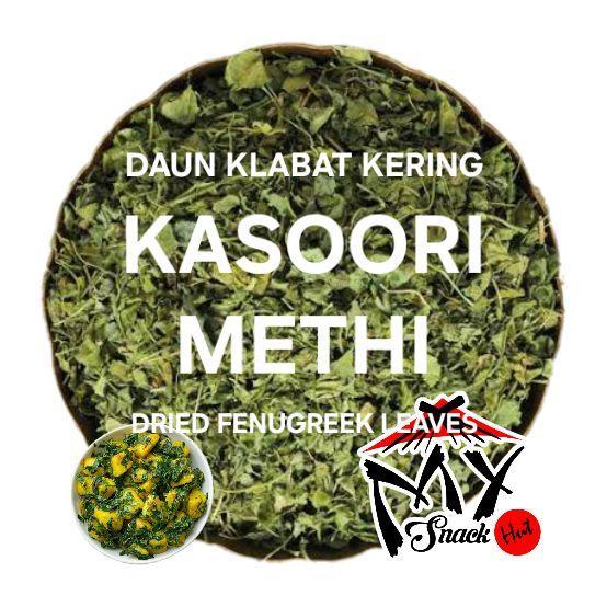 PROMO KASOORI METHI 100GR DAUN KLABAT KERING DRIED ORGANIK FENUGREEK LEAF KASURI NAAN KELABAT