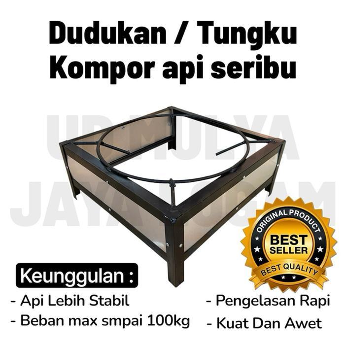 Tungku Kompor Gas Mata Seribu Tatakan Kompor Mata Seribu Dudukan kompor Model Siku