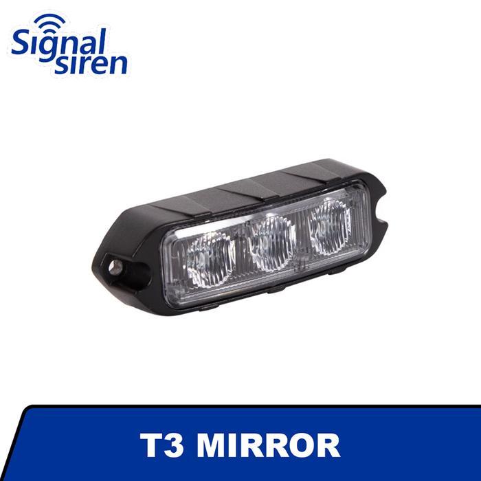 Original T3 MIRROR SSG-T3M Lampu Strobo Replika Feniex T3