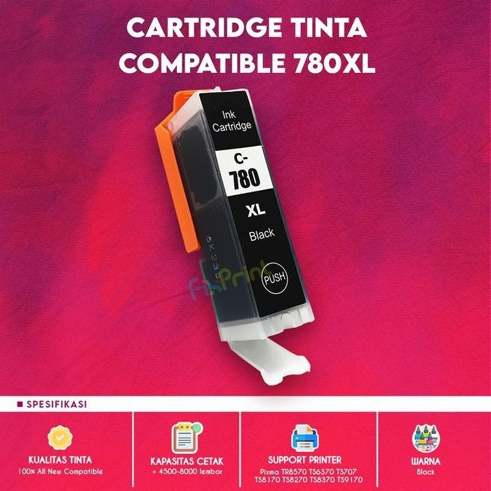 CARTRIDGE XANTRI ORIGINAL PGI780XL 780XL BLACK CHIP, REFILL PGI 780XLBK 780XL PGI781XL 781XL CYAN