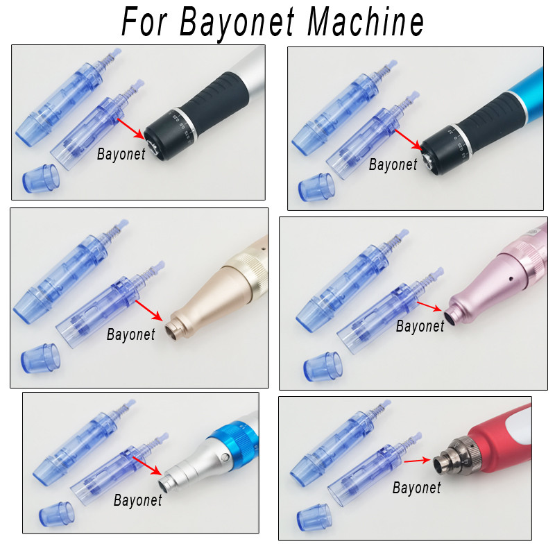 10/50/100pcs Dr.pen A1 A6 M5 M7 N2 E30 A10 MYM Needles Cartridges Bayonet For Derma pen 9/ 12/ 24/