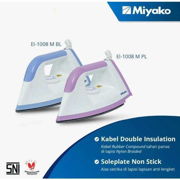 Setrika Listrik Miyako El-1008M ( El1008M )