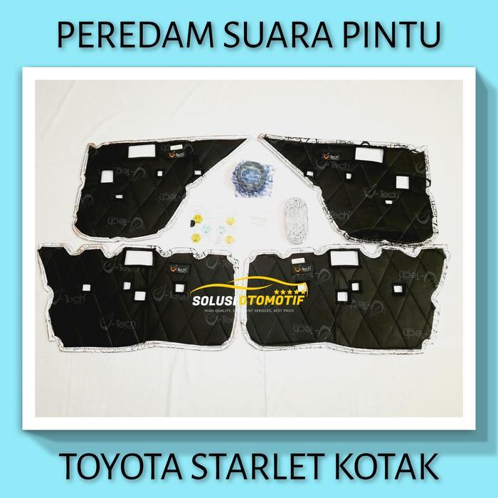 Ready TOYOTA STARLET KOTAK Peredam Suara Pintu Aksesoris Mobil VTECH Ori PnP