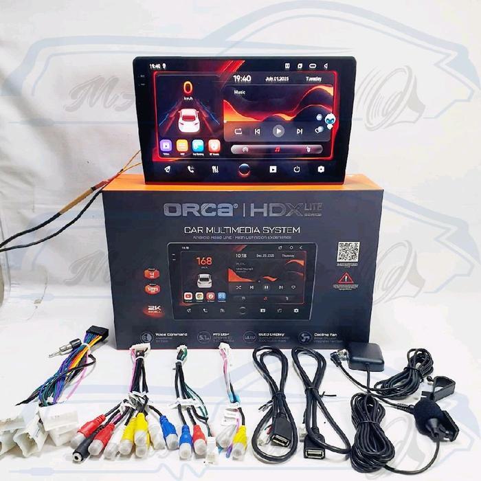 Ready Head Unit Android Orca HDX Lite Series Ram 4/128GB