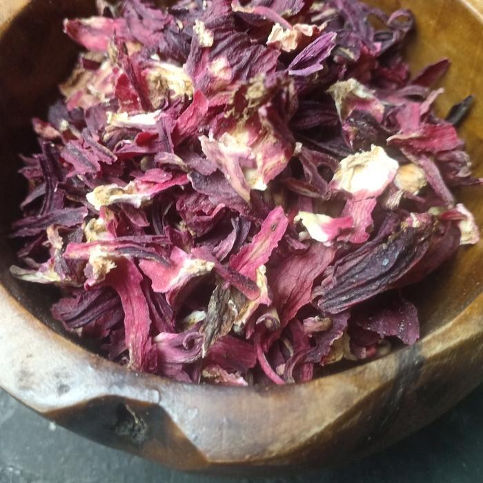 rosella kering serpih / flakes Rosella tea / tisane