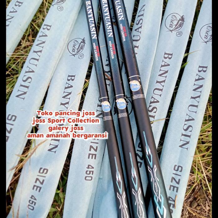 Odysseyerss// Joran Tegek Orca Banyuasin 360 450 540 Tegek Kaku Ringan Kuat Bahan Carbon Pancing