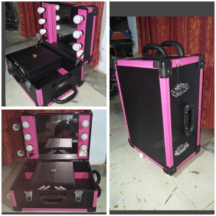 Beautycase lampu 50cm beauty case koper make up