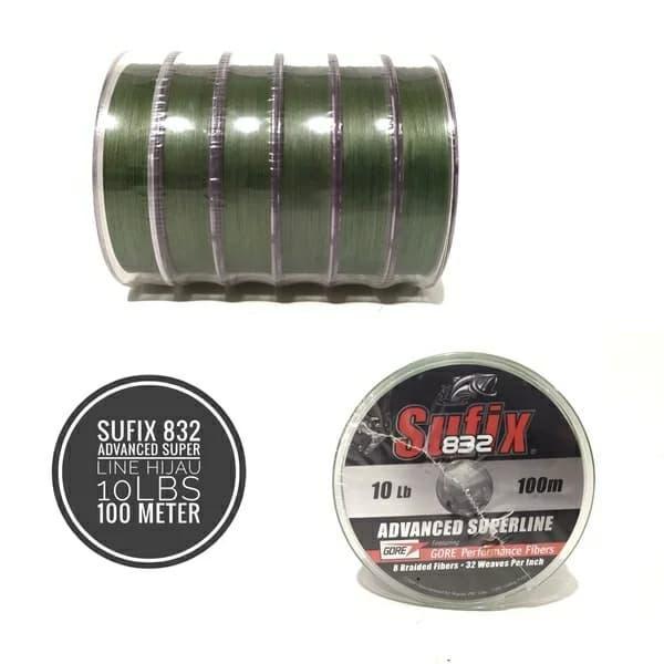 Braid Sufix 832 Hijau 50 Lb 100 M