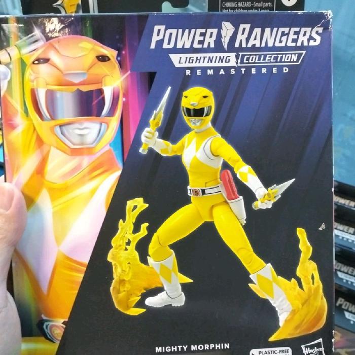 HOT SALE POWER RANGERS LIGHTNING COLLECTION REMASTERED MMPR MIGHTY MORPHIN POWER YELLOW RANGERS