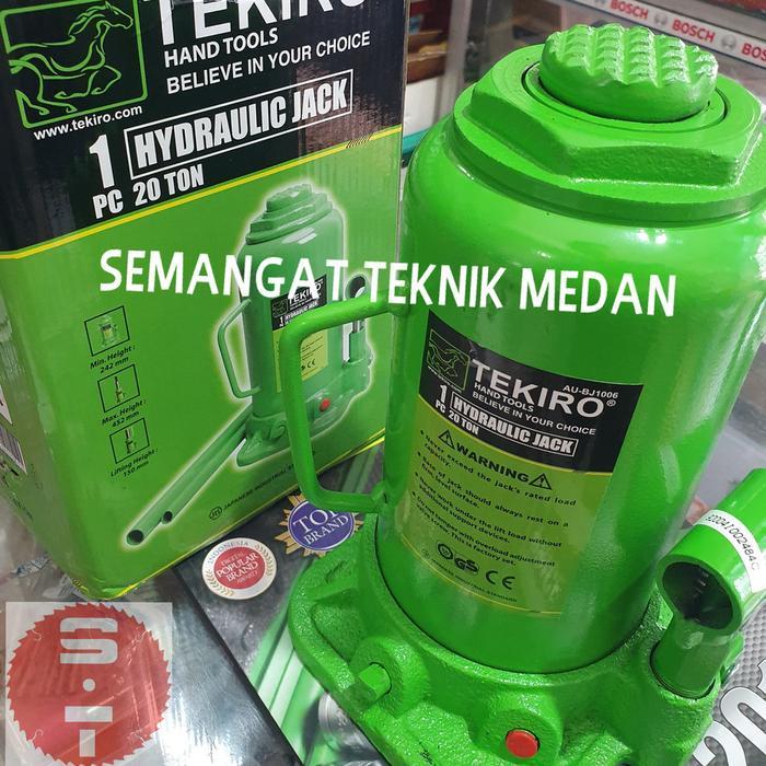 20Ton Dongkrak Botol Hydraulic Bottle Jack 20Ton 20 Ton Tekiro