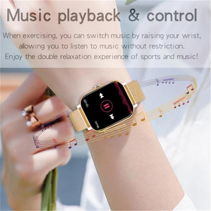 Lige Jam Tangan Pintar Mode Untuk Pria Wanita Panggilan Bluetooth Layar Sentuh Penuh Tahan Air Jam