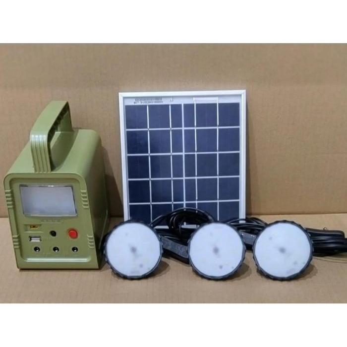 Lampu Sehen Solar Home Lighting System SHS 5W (Paket Lampu Solar Cell)
