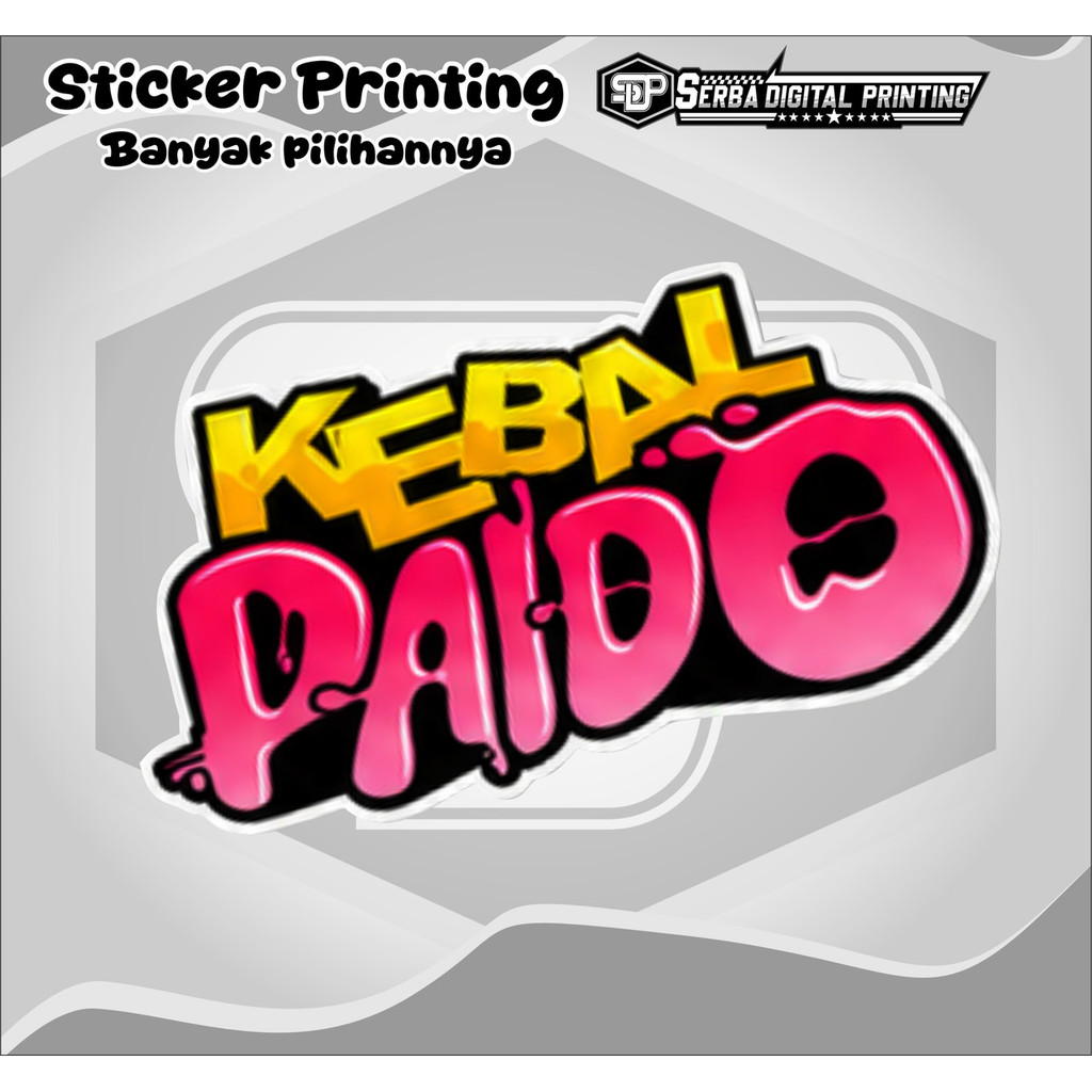Stiker kebal paido