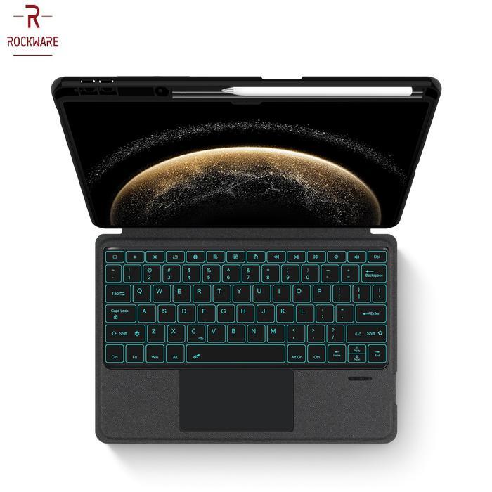 ROCKWARE YJ-PRO13.2 Detachable Smart Touch Magnetic Keyboard Cover Case Huawei MatePad Pro 13.2 Inch